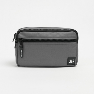 Steel Grey Double Bumbag