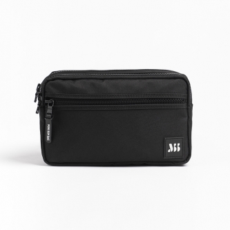 Black Double Bumbag